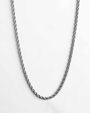 Cordell halsband silver 3mm halsband för herr
