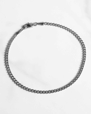 Pansar armband silver 3mm