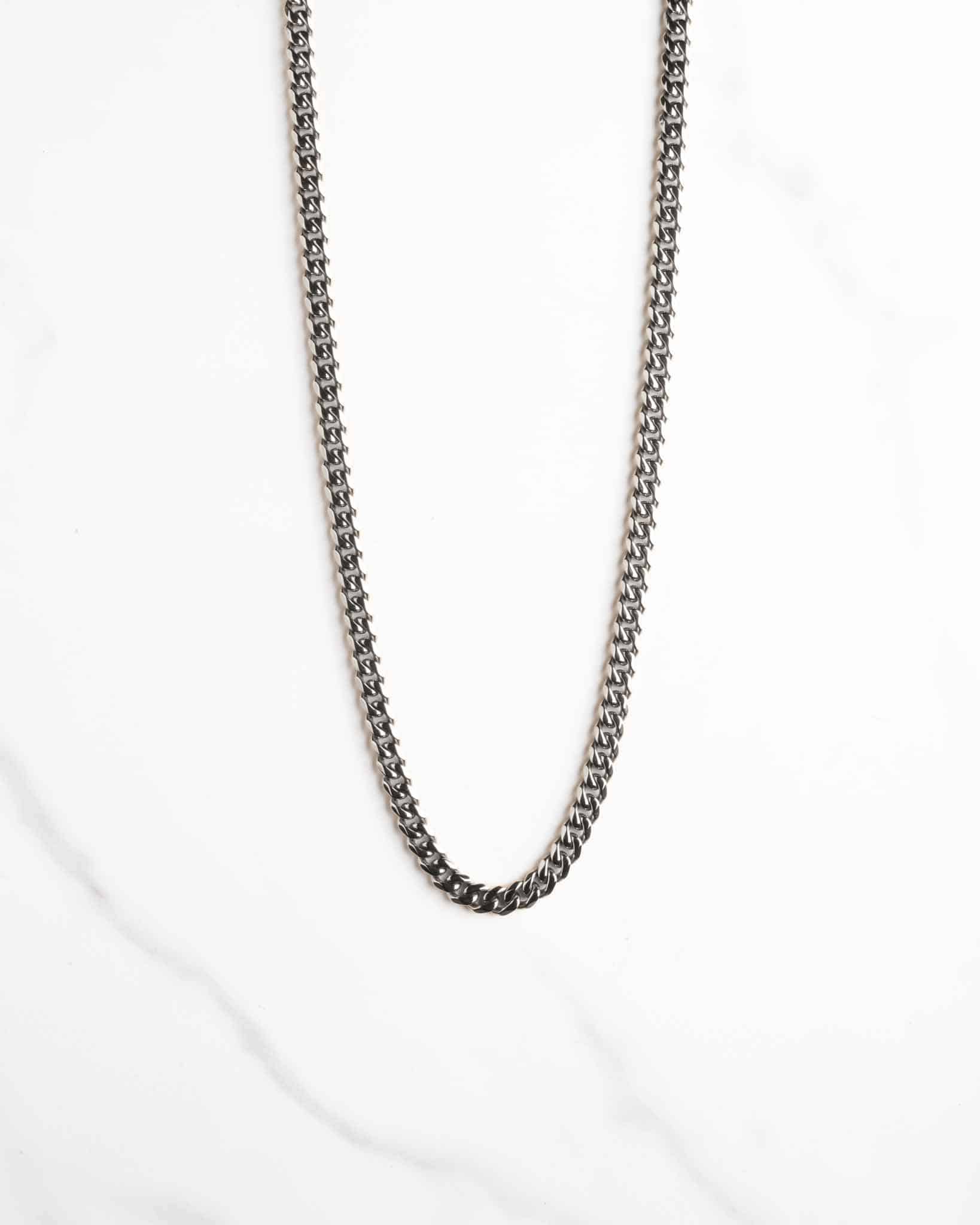 Pansarkedja silver 6mm
