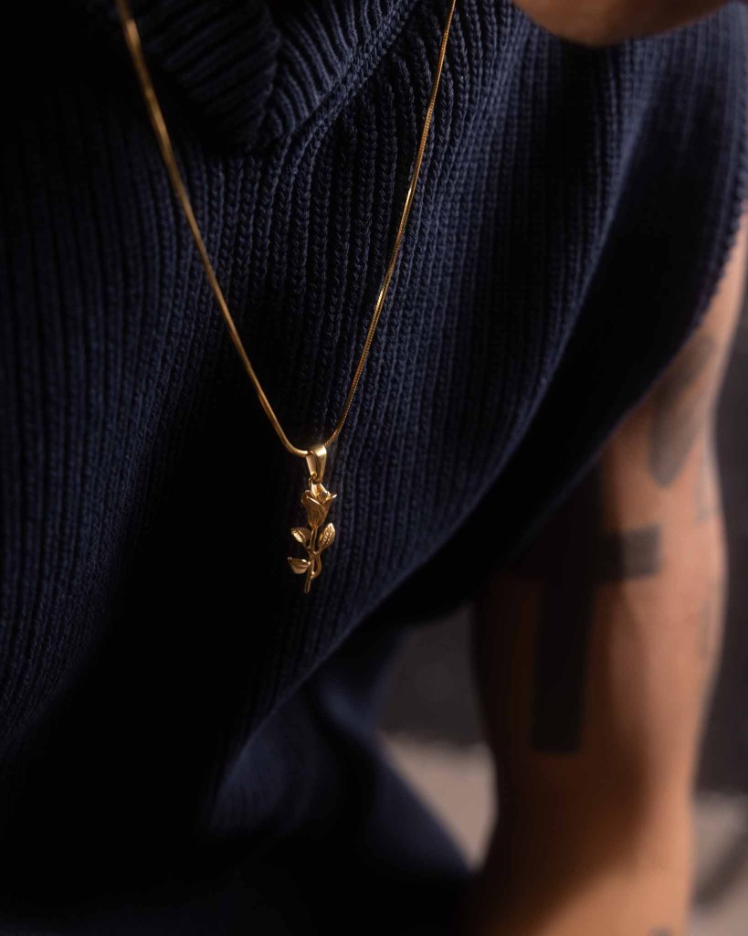 Ros Halsband Guld - KAGAMI, bild 2