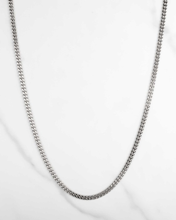 Pansarlänk silver 5mm i stål