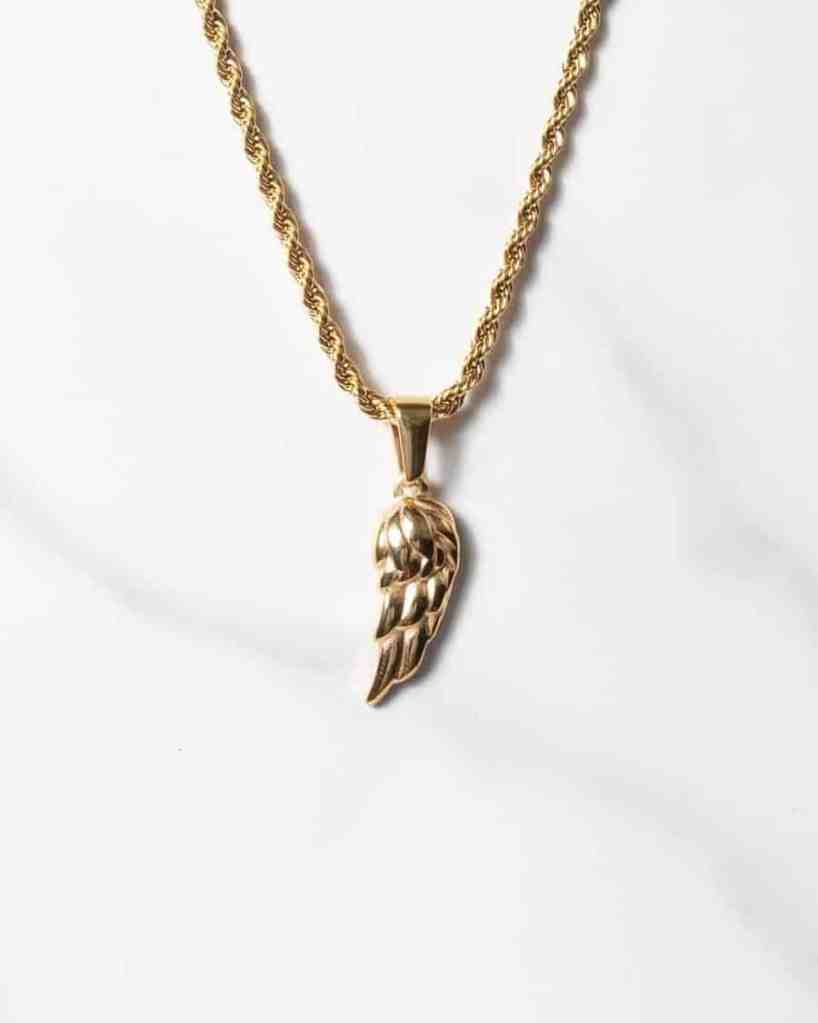 Angel wing guld