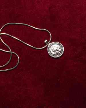 Saint Christopher silver - miniatyr 3
