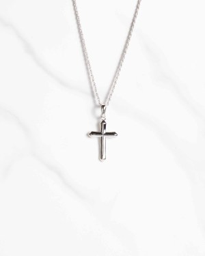 Korshalsband sterlings silver rundad