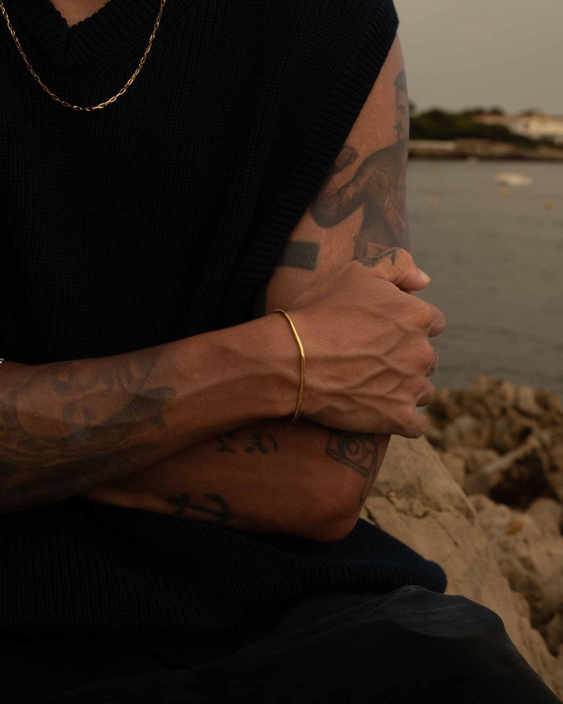 Hebi armband guld, bild 2